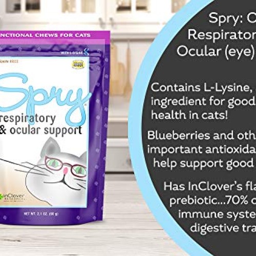 In Clover Spry Daily Respiratory and Ocular Support Soft Chews fo...