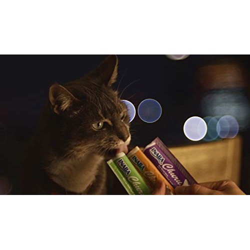 INABA Churu Tuna with Scallop Recipe Lickable Purée Natural Cat T...