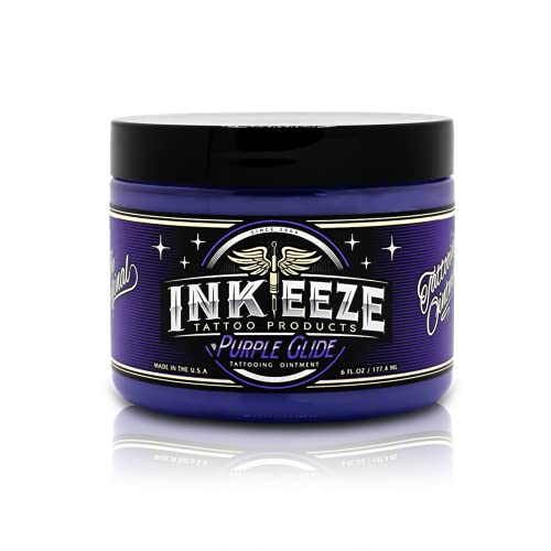 INK-EEZE Purple Glide Tattoo Ointment for Artist Application and ...