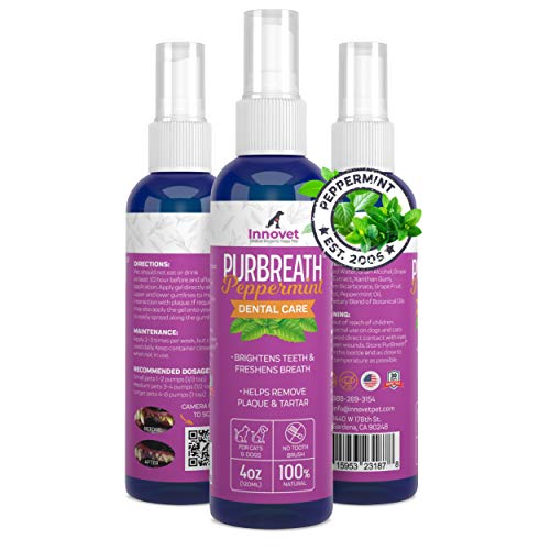 Innovet Pet Products PurBreath Oral Care Gel for Dog & Cats – 120...
