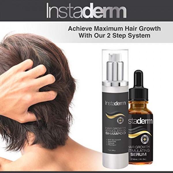 Hair Stimulating Growth Serum- Extra Strength, DHT Blocker Hair R...