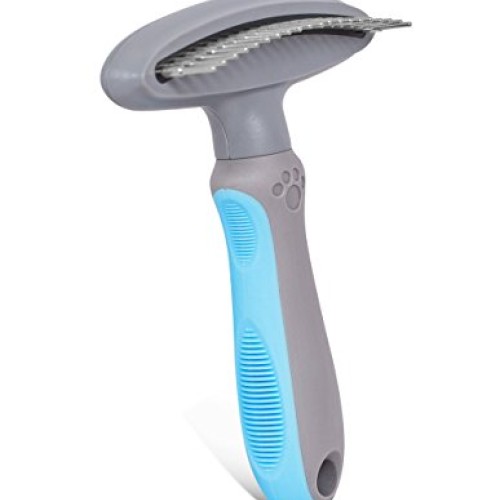 Internets Best Durable Tooth Dog Rake - Pet Comb for Heavy Coats...