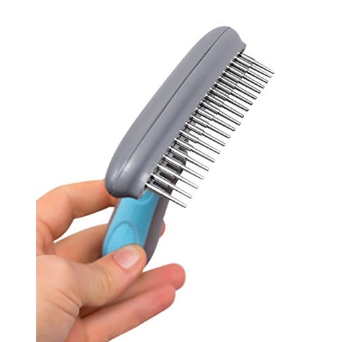 Internets Best Durable Tooth Dog Rake - Pet Comb for Heavy Coats...