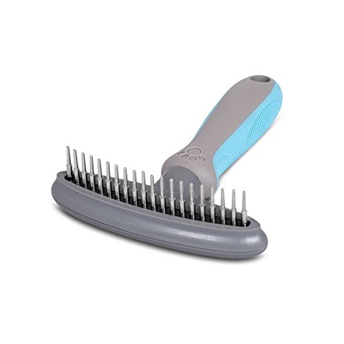 Internets Best Durable Tooth Dog Rake - Pet Comb for Heavy Coats...
