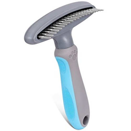 Internets Best Durable Tooth Dog Rake - Pet Comb for Heavy Coats...