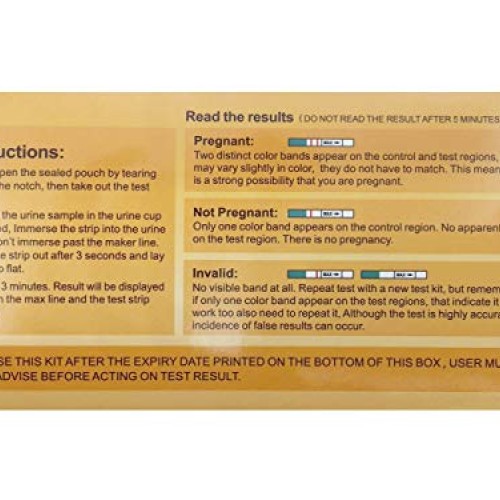 HCG Pregnancy Strips, Early Home Detection Pregnancy Test Strips,...
