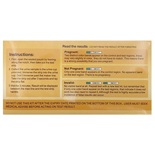 HCG Pregnancy Strips, Early Home Detection Pregnancy Test Strips,...