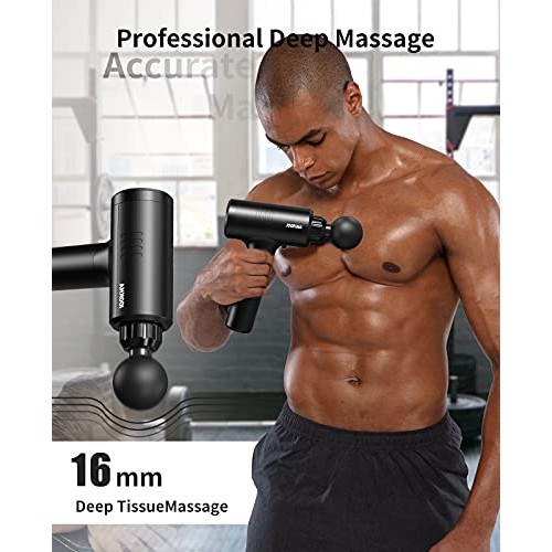 IOOKNA Massager Gun, Deep Tissue Percussion Massager for Pain Rel...