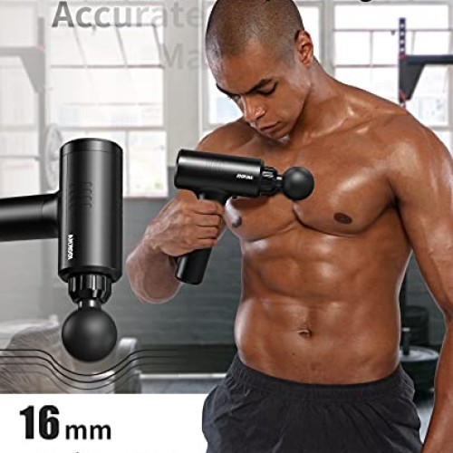 IOOKNA Massager Gun, Deep Tissue Percussion Massager for Pain Rel...