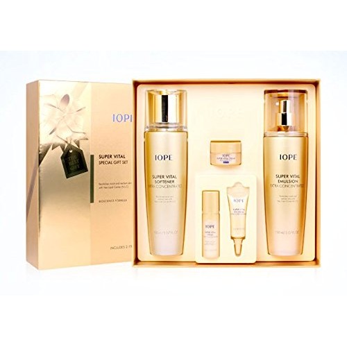 IOPE SUPER VITAL Special Gift Set Softner 5.07 fl.oz. and Emuls...
