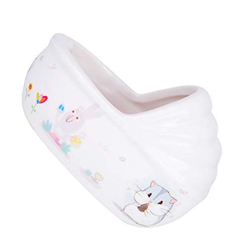 iplusmile Hamster Sand Bathroom Ceramic Dust Bath Container Small...