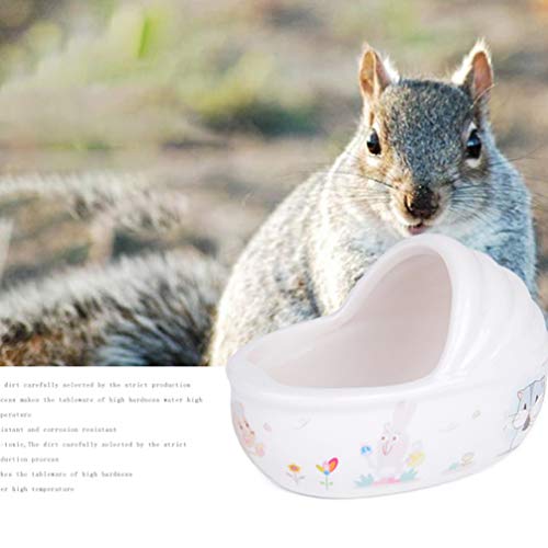 iplusmile Hamster Sand Bathroom Ceramic Dust Bath Container Small...