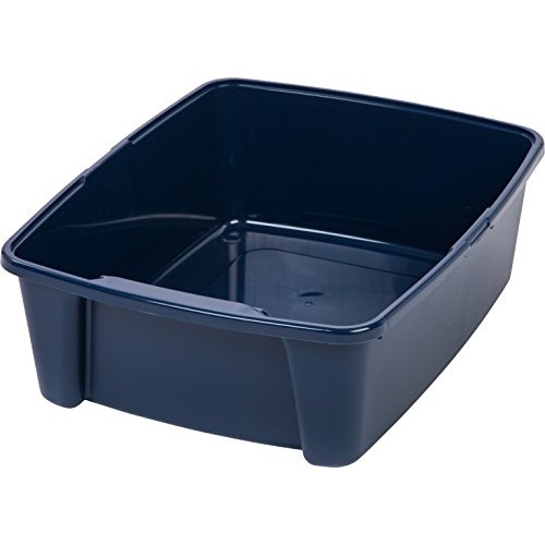 IRIS Open Litter Box, Blue