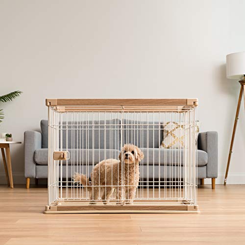 IRIS USA 589725 OPP-960 Wire Open Pet Pen, Medium, White