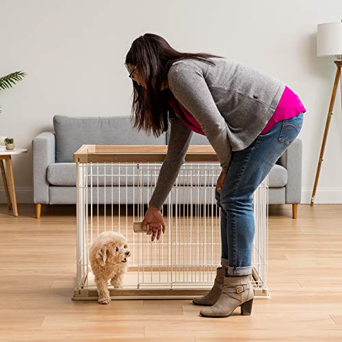 IRIS USA 589725 OPP-960 Wire Open Pet Pen, Medium, White