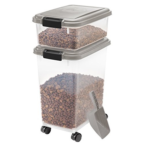 IRIS USA MP-8/MP-1/SCP-2, 3- Piece Airtight Pet Food Storage Cont...