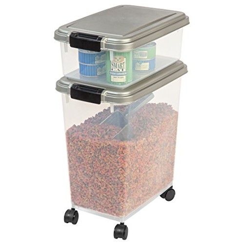 IRIS USA MP-8/MP-1/SCP-2, 3- Piece Airtight Pet Food Storage Cont...