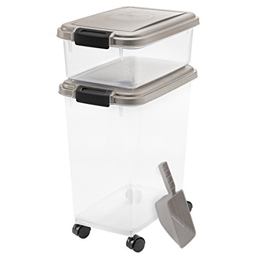 IRIS USA MP-8/MP-1/SCP-2, 3- Piece Airtight Pet Food Storage Cont...