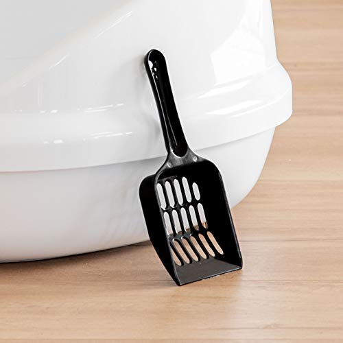 IRIS USA Pne-500H Large Shielded Litter Pan, White