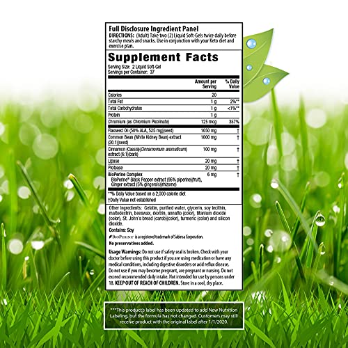 Irwin Naturals Carb Neutralizer Starch-Blocker 75 Softgels