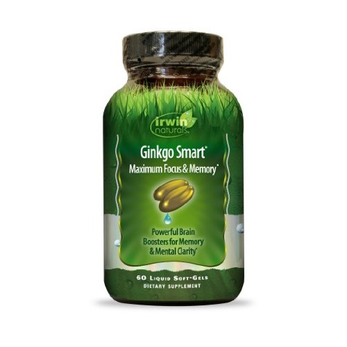 Irwin Naturals Ginkgo Smart Maximum Focus & Memory Dietary Supple...