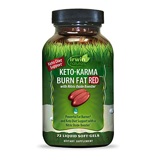 Irwin Naturals Keto-Karma Burn Fat RED - Powerful Fat Burner with...