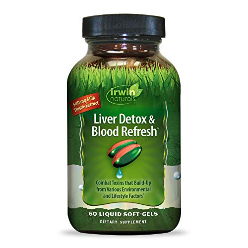 Irwin Naturals Liver Detox & Blood Refresh Powerful Herbal Whole-...