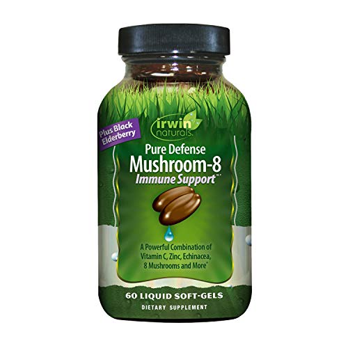 Irwin Naturals Pure Defense Mushroom-8 Powerful & Robust Immune S...