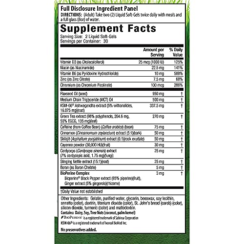 Irwin Naturals Testosterone-Extra Fat Burner, 60 Liquid Soft-Gels