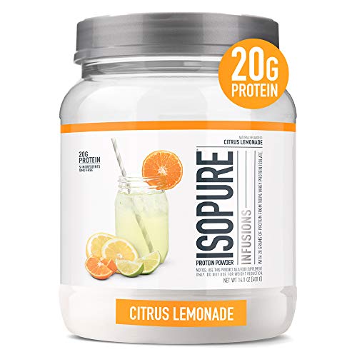 Isopure Infusions, Refreshingly Light Fruit Flavored Whey Protein...