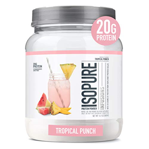 Isopure Infusions, Refreshingly Light Fruit Flavored Whey Protein...