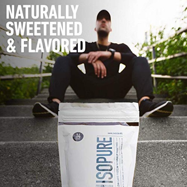 Isopure Naturally Flavored, Keto Friendly Protein Powder, 100% Wh...