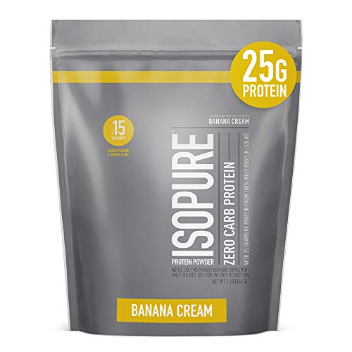 Isopure Zero Carb, Vitamin C and Zinc for Immune Support, 25g Pro...