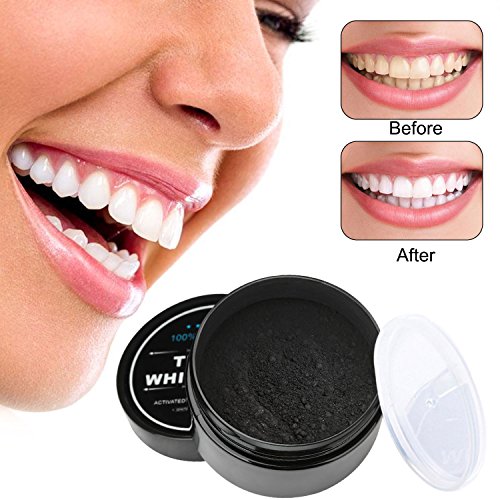 ISUDA All Natural Teeth Whitening Powder with Coconut Activated C...