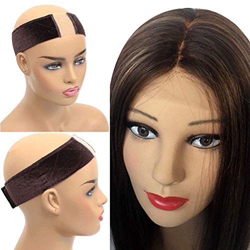 Lace Wig Grip Headband New Velvet Comfort Adjustable Scarf Non Sl...