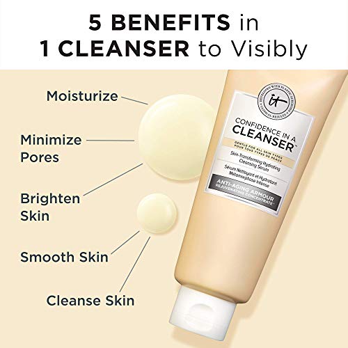 IT Cosmetics Confidence in a Cleanser - Hydrating Face Wash & Ant...