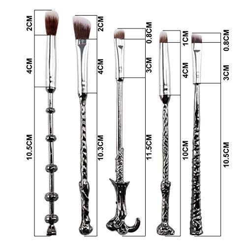 Potter Makeup Brush,Ithyes Wizard Magic Wand Brush Gift Set 5 Pie...