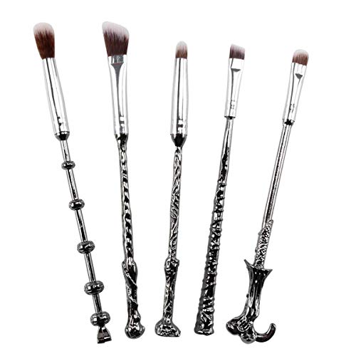 Potter Makeup Brush,Ithyes Wizard Magic Wand Brush Gift Set 5 Pie...