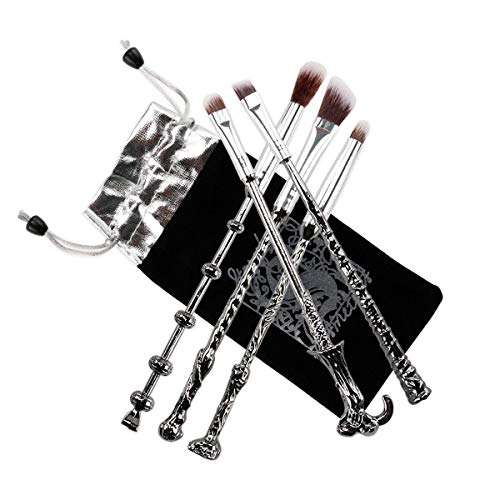 Potter Makeup Brush,Ithyes Wizard Magic Wand Brush Gift Set 5 Pie...