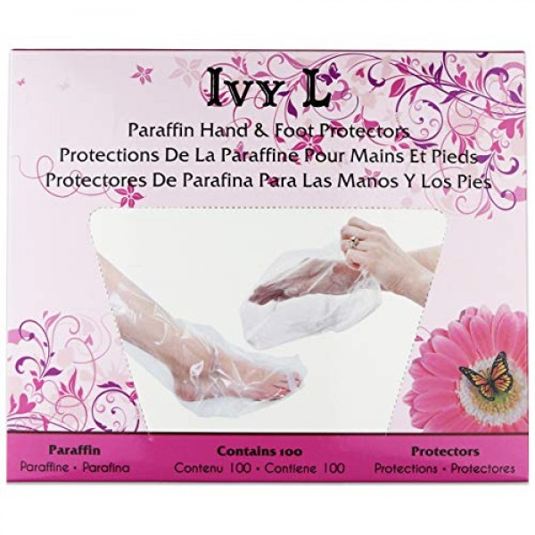 100 Pcs Paraffin Wax Thermal Mitt Plastic Therapy Liner Bags for ...