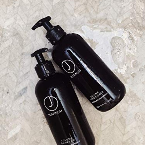 J Beverly Hills Platinum Volume Conditioner, 12 oz Bottle