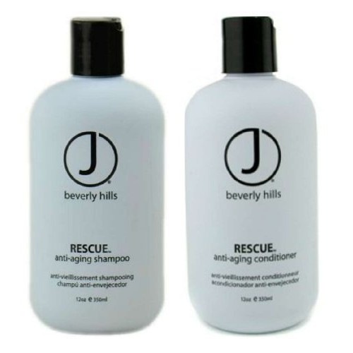 J Beverly Hills Rescue Anti-Aging Shampoo 12 oz + Rescue Conditio...