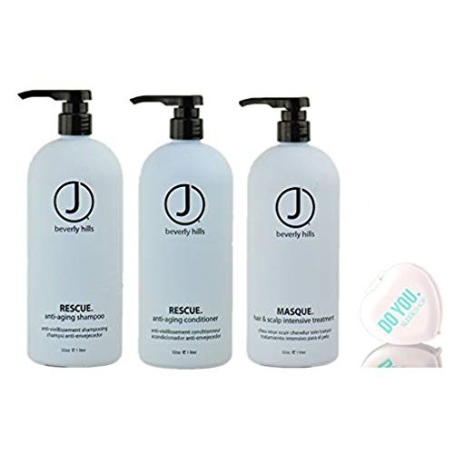 J Beverly Hills Rescue Shampoo, Conditioner & Masque TRIO Set wi...