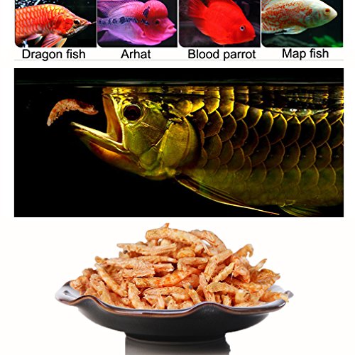 Jacksupermall 1200ml Turtle Food Freeze Dried Krill Aquarium Pond...