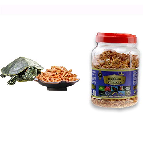 Jacksupermall 1200ml Turtle Food Freeze Dried Krill Aquarium Pond...