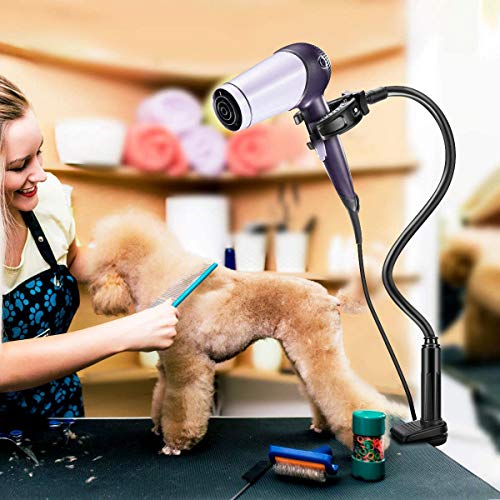 JANKE Hands-Free Pet Hair Dryer Holder 360 Degrees Rotatable Hair...