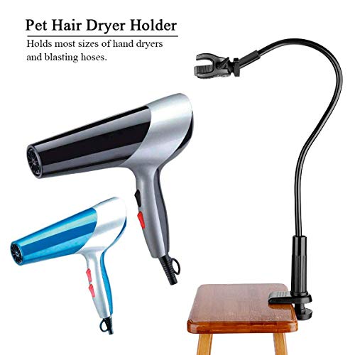 JANKE Hands-Free Pet Hair Dryer Holder 360 Degrees Rotatable Hair...