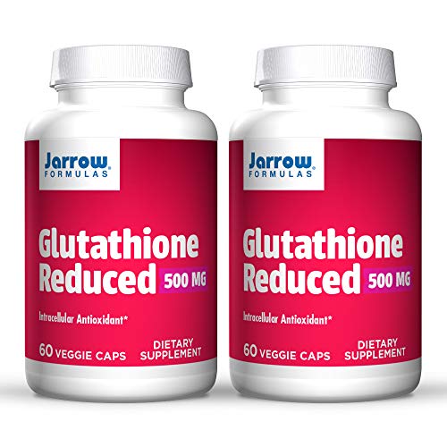 Jarrow Formulas Glutathione Reduced 500 mg - 60 Veggie Caps, Pack...