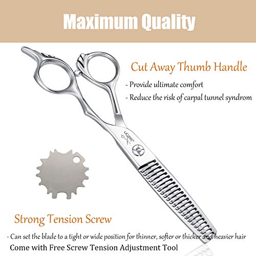 JASON 6 Texturizing Hair Scissors, 23 Teeth Hair Texture Shears ...