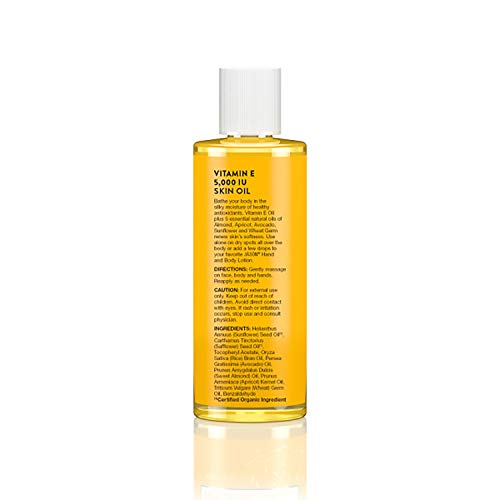 Jason Skin Oil, Vitamin E 5,000 IU, All Over Body Nourishment, 4 ...